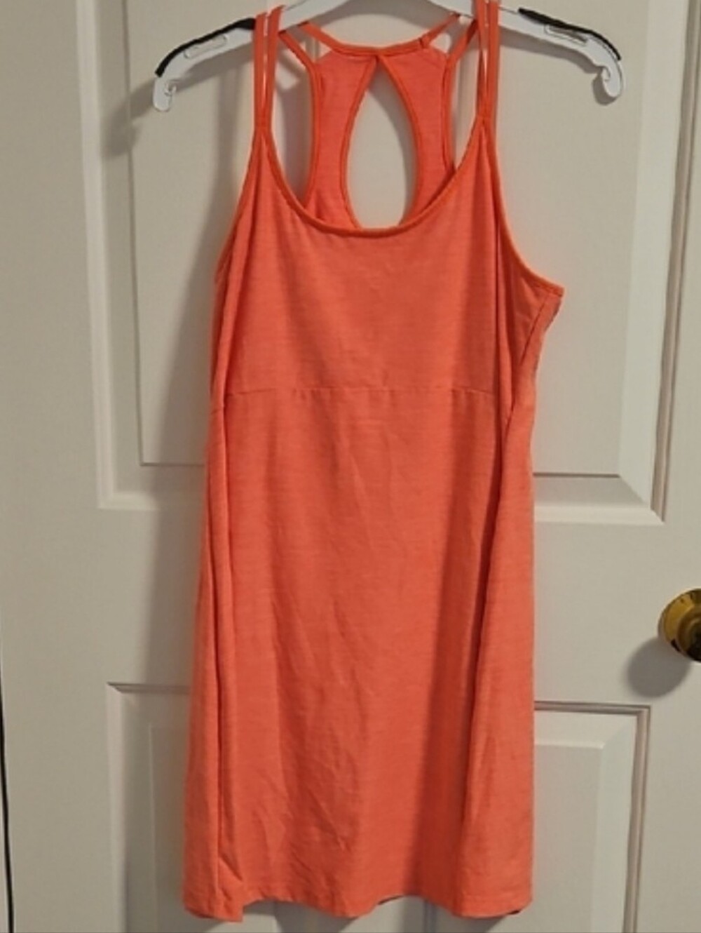 🌸5/$25 Coral Leisure Sport Dress Built In Shelf Bra Sz M